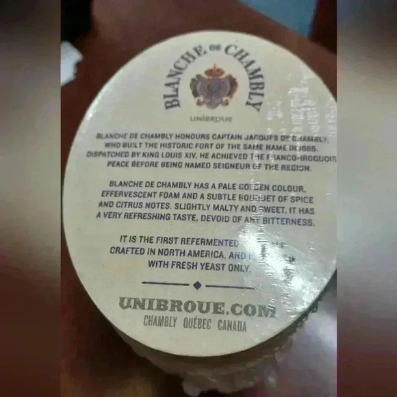 Blanche  de Chambly Beer Drink Paper Coasters - Picture 2 of 3